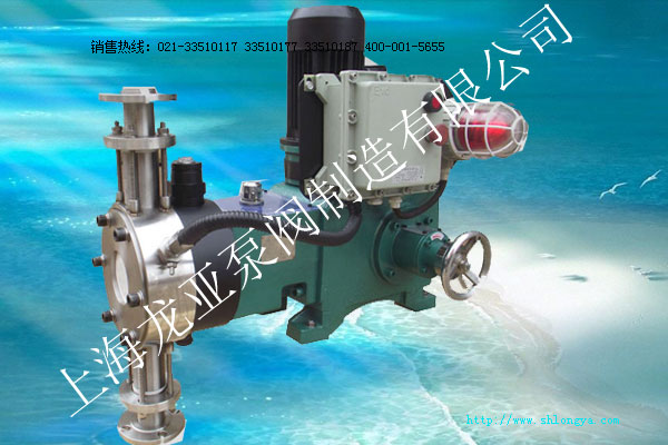 JM-ZB系列液壓隔膜式計量泵,雙隔膜計量泵,報警裝置計量泵